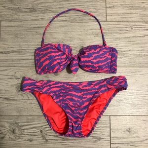 Victoria's Secret Neon Zebra Bikini